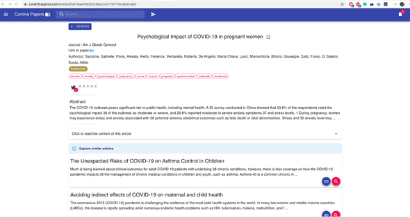 Similar articles on Covid-19 impact on pregnancy