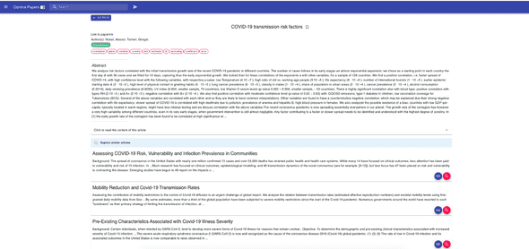 Similar articles on risk factors